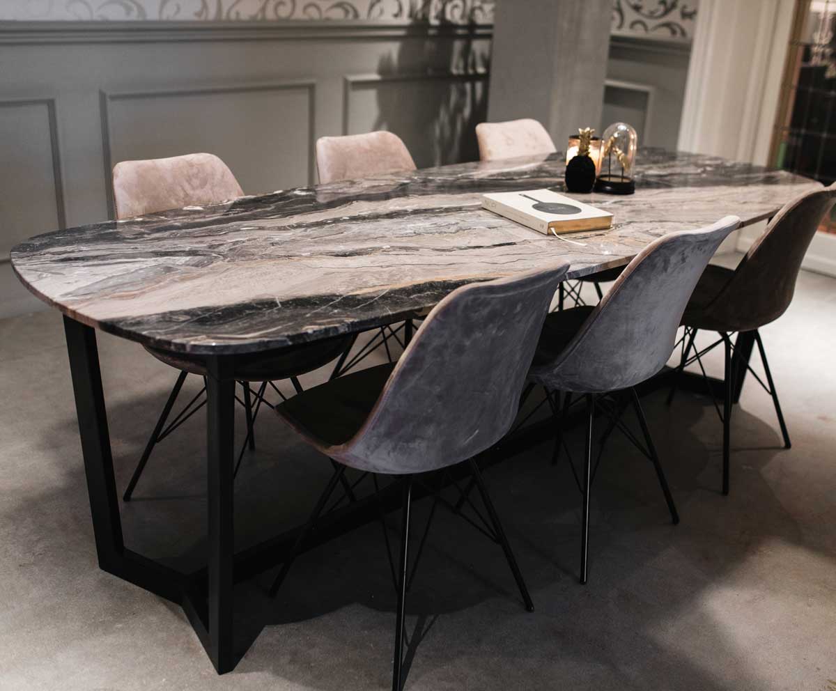 Arabescato Orobico Eettafel - 200 x 90