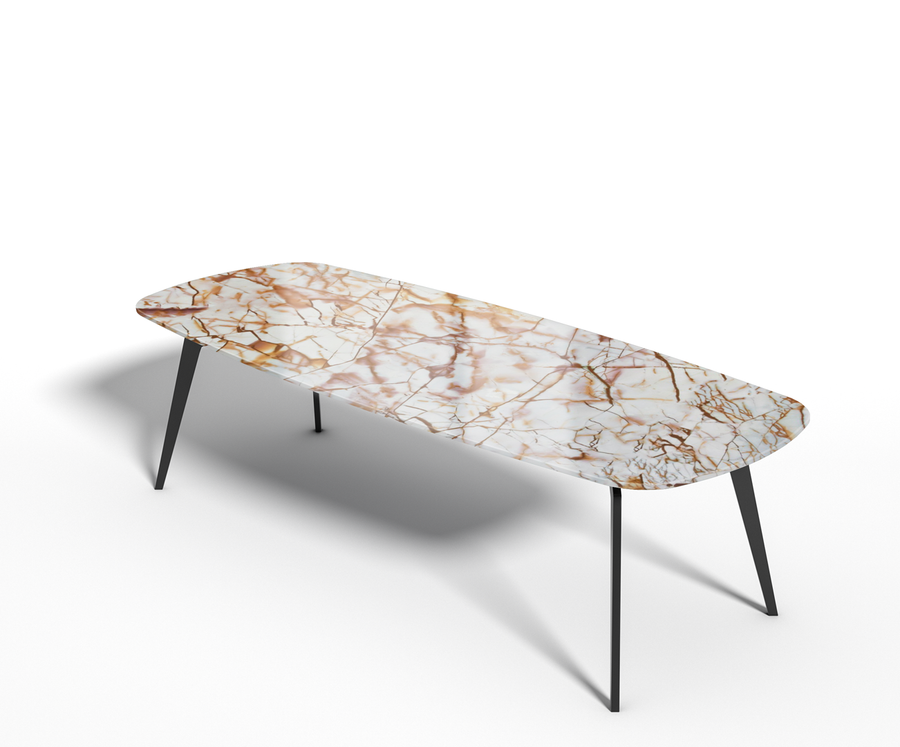Blue spider kwartsiet - Eettafel Celio - 180x95