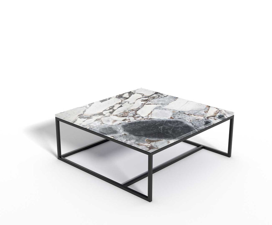 Ocean Storm marmer - salontafel vierkant 90 x 90 cm