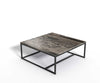 Cappuccino marmer - salontafel vierkant 90 x 90 cm