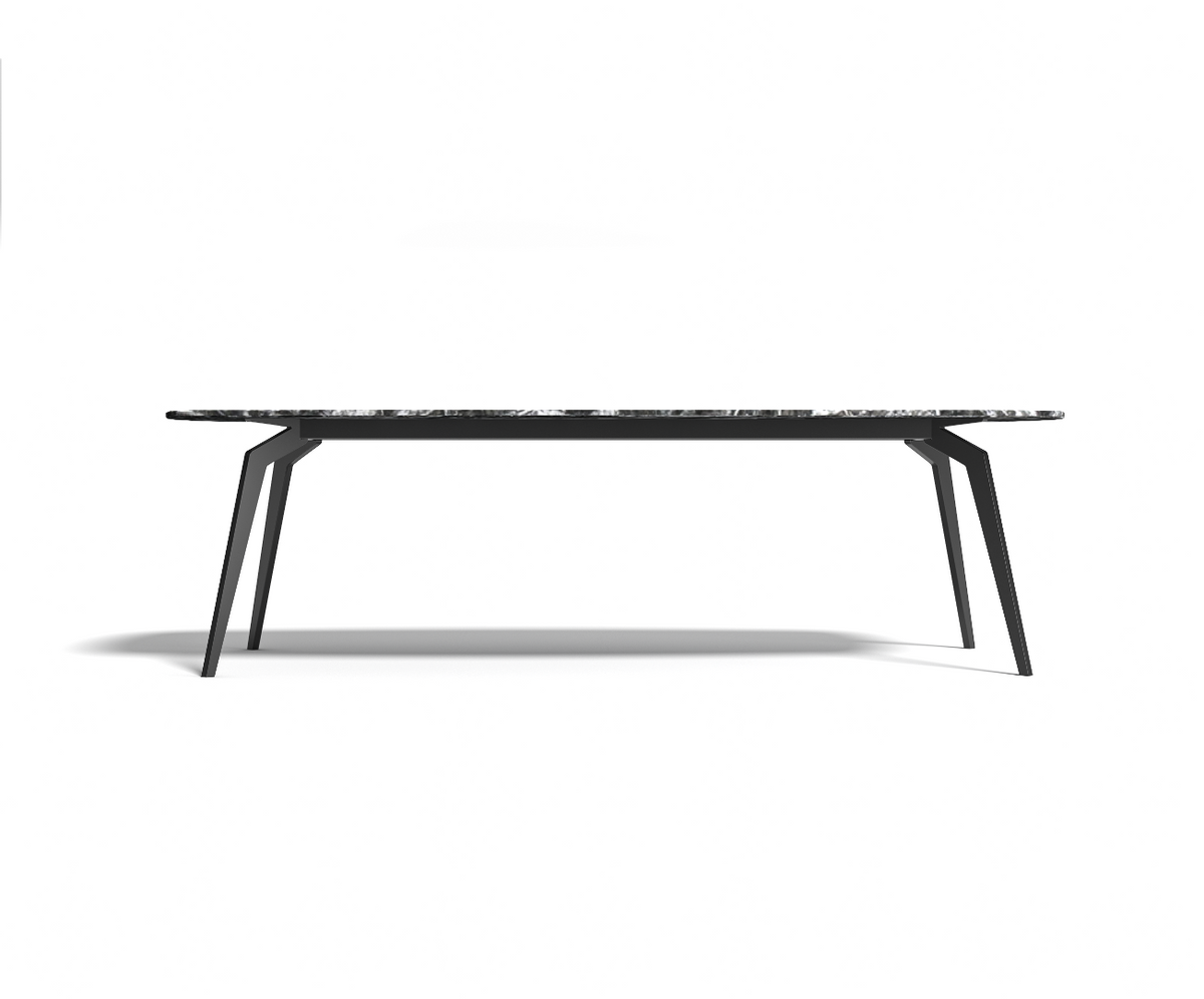 Grigio Carnico marmer - Eettafel Celio