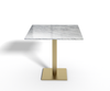 Bianco Carrara marmer - eettafel vierkant klein