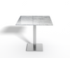 Bianco Carrara marmer - eettafel vierkant klein