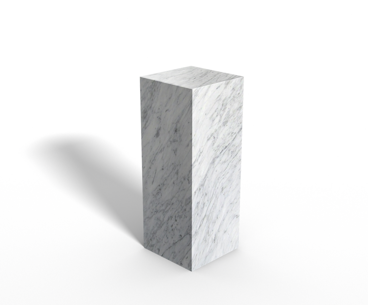 Bianco Carrara marmer - zuil