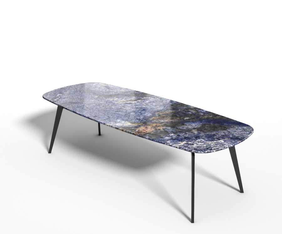 Azul Bahia graniet - Eettafel Celio