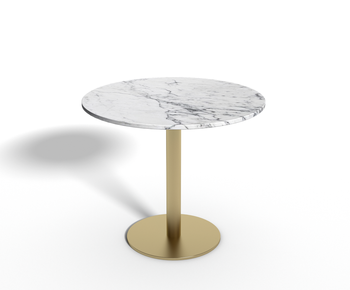 Statuario Venato marmer - eettafel rond