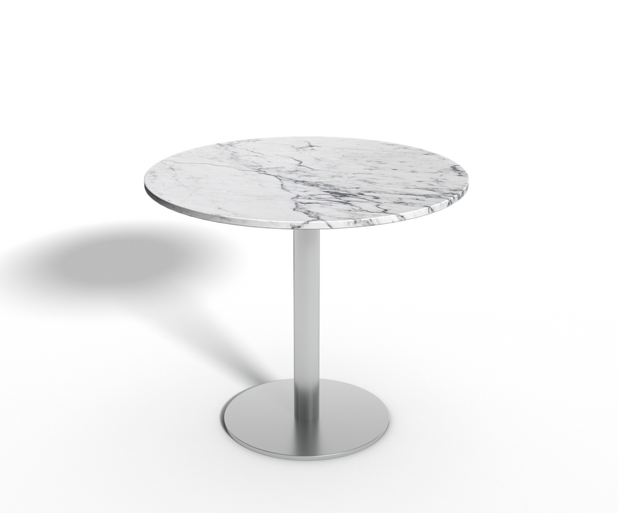 Statuario Venato marmer - eettafel rond