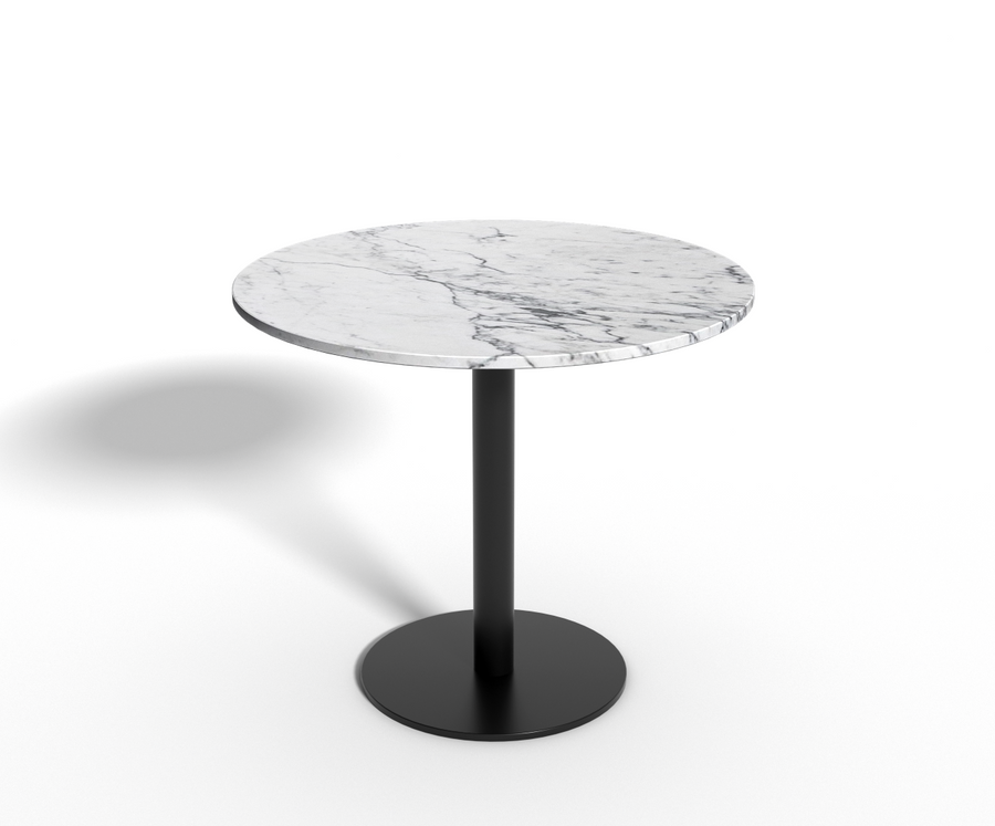 Statuario Venato marmer - eettafel rond