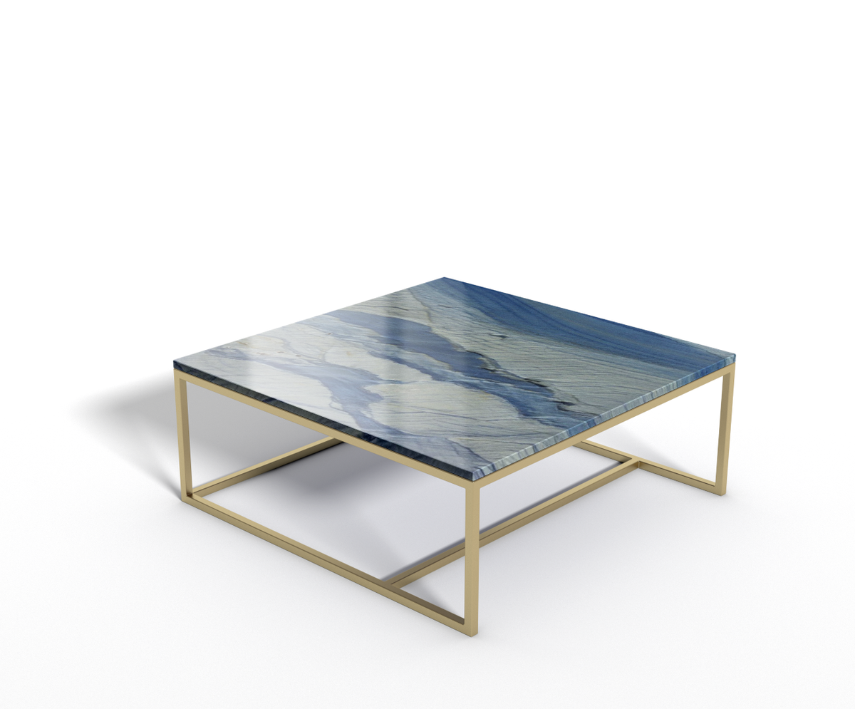 Azul Macaubas graniet - salontafel vierkant