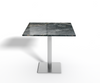 Explosion Blue graniet - eettafel vierkant klein