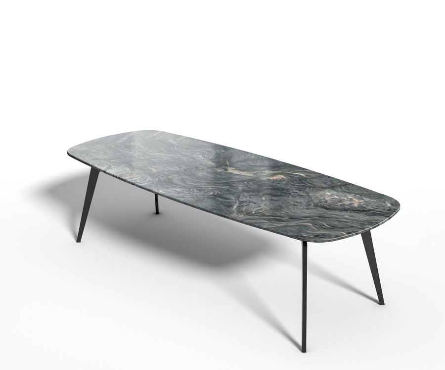 Explosion Blue graniet - Eettafel Celio