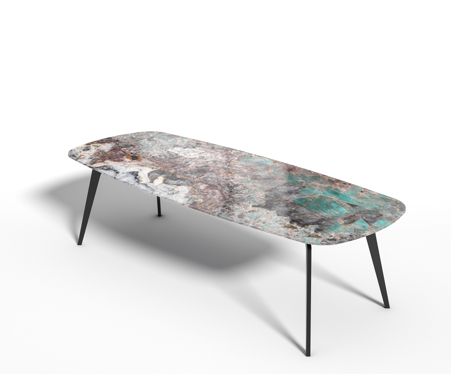 Amazonite graniet - Eettafel Celio