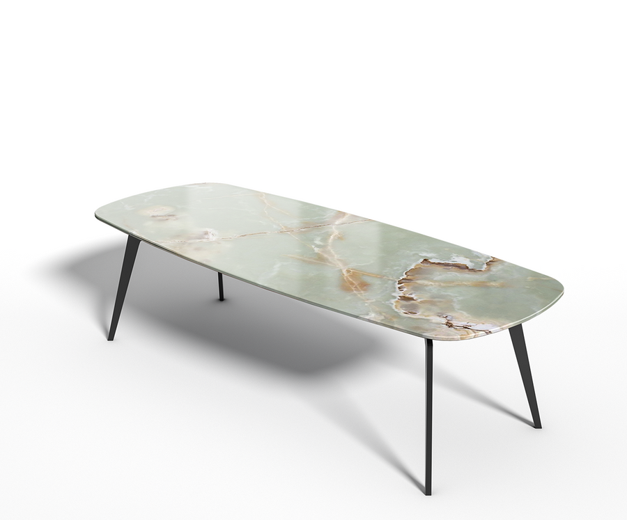 Groene marmeren tafel onyx