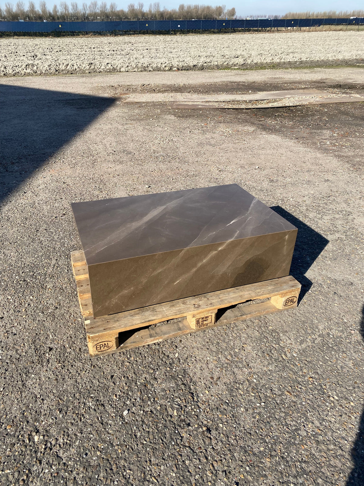 Bronze Amani marmer salontafel blok - 100 cm x 70 cm x 35 cm