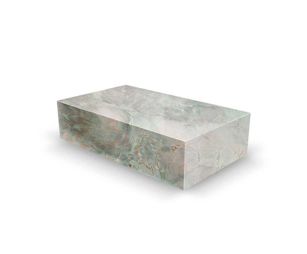 Aquamix kwartsiet - Salontafel blok - 120 x 60 x 35