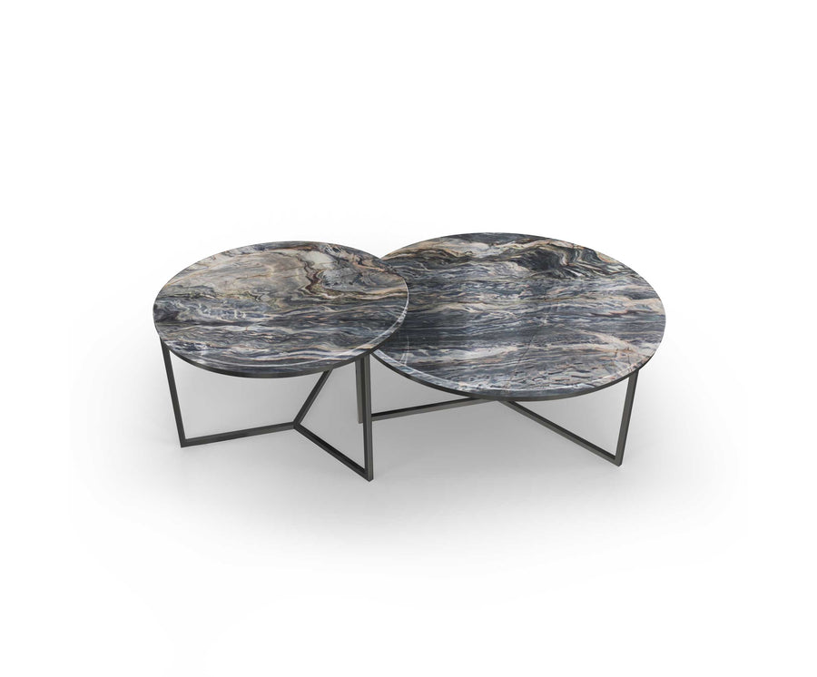 Explosion Blue - Salontafelset rond