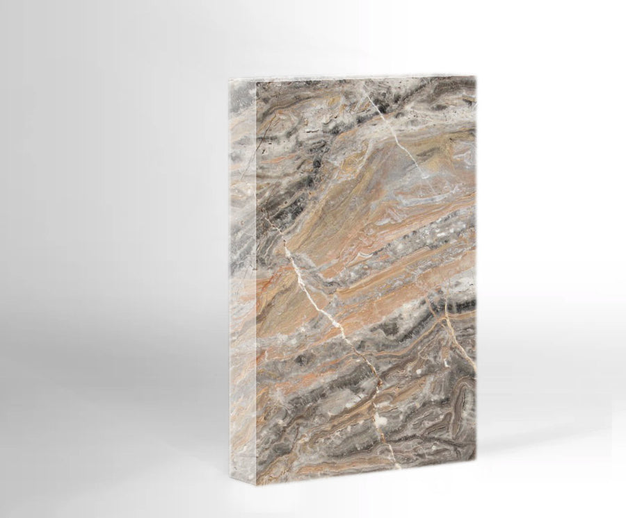Arabescato orobico marmer ('gouden' variant) - Sample - 15 x 10 cm