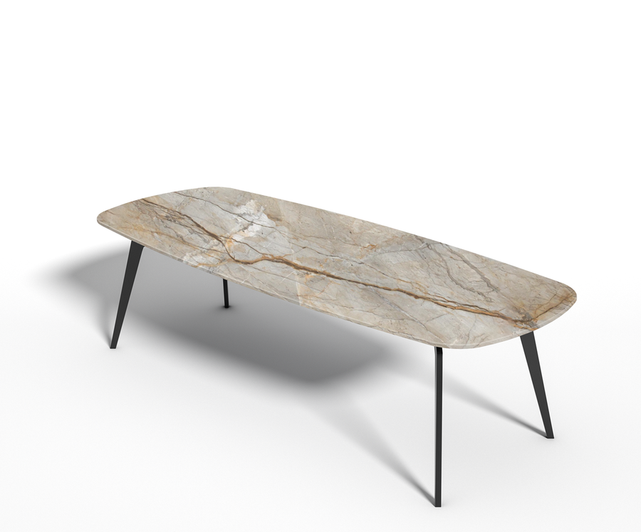 Silver Roots marmer - Eettafel Celio