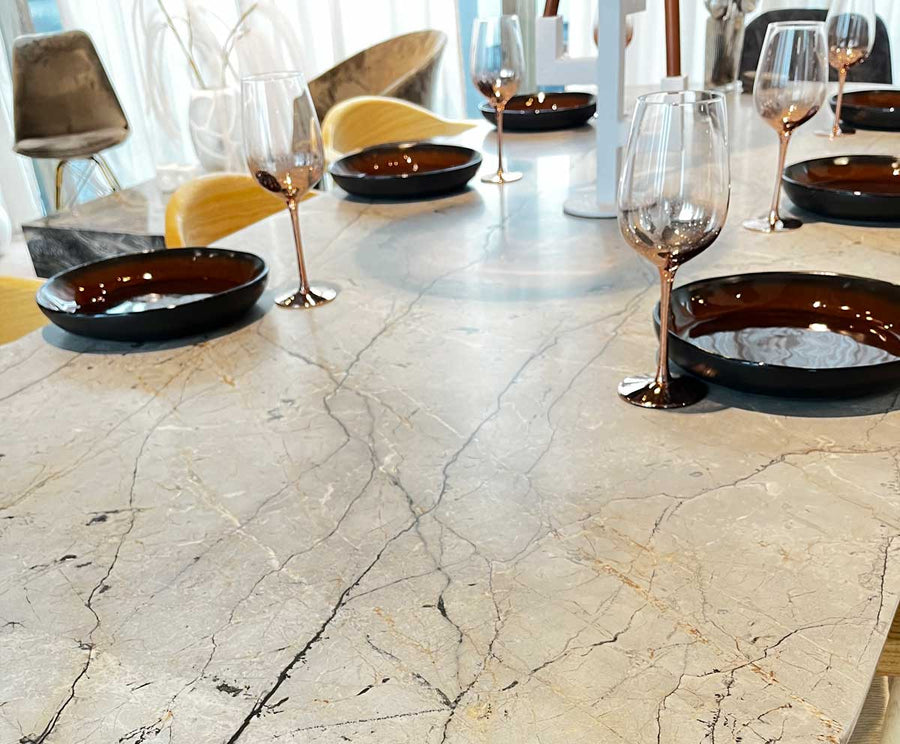 Silver Roots eettafel - 240 x 100 cm