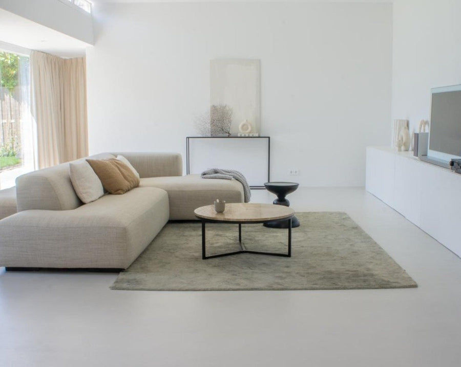 Cedarstone Monaco Brown salontafel rond showroom